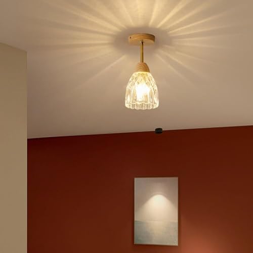 Lámpara de techo de madera ideal para comedor y crear ambientes cálidos 7