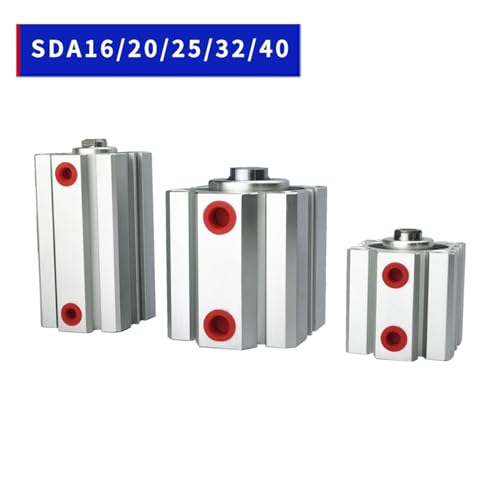 Cilindro de doble efecto compacto serie SDA de 20mm con carrera de 50mm 3
