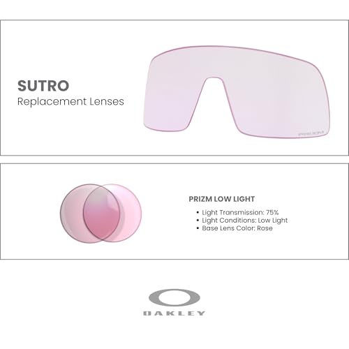 Oakley Original Sutro OO9406 00001037 Prizm Low Light Replacement Lenses for Men for Women+ Bundle Microfiber Pouch -FRAMES NOT INCLUDED by Oakley - Image 3