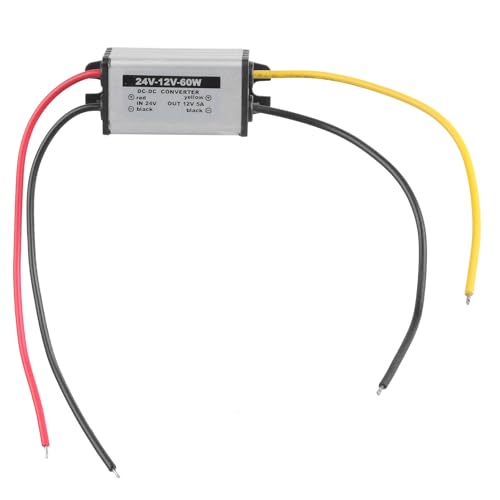 DC24V To 12V5A Converter Power Supply Adapter With Aluminum Housing Skin For Motorcycles Automotives Reducing Module