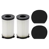 Pumixiy Vacuum Cleaner Filters, For Ariete Electric Broom Handy Force 2761, 2759 RBT, BS1948cb Compatible, White/Black, Recommended Replacement