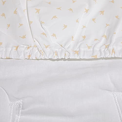 Capa Para Bebe Conforto E Carrinho Acolchoada Mami Contem 01 Un, Papi Textil, Silhueta Pássaros, 92c