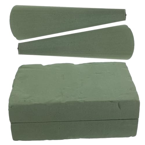 STOBOK 2 Spugne Coniche per Fiori per Bouquet Forniture Floreali in Schiuma per Matrimoni Funerali E Decorazioni per La Casa