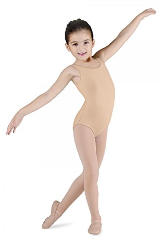 Bloch Collant para meninas Dance Dynamic Microlux, nude, 4-6