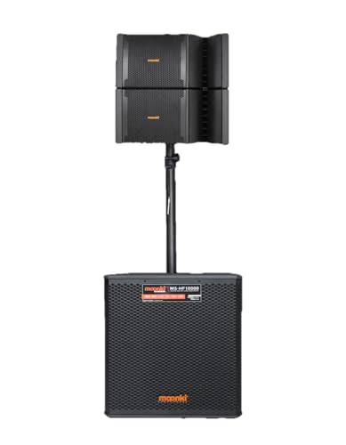 Moonki Sound MS-HF10000 15-inch Woofer DJ Linearray Pro Audio Active Speaker Sound System Class D...