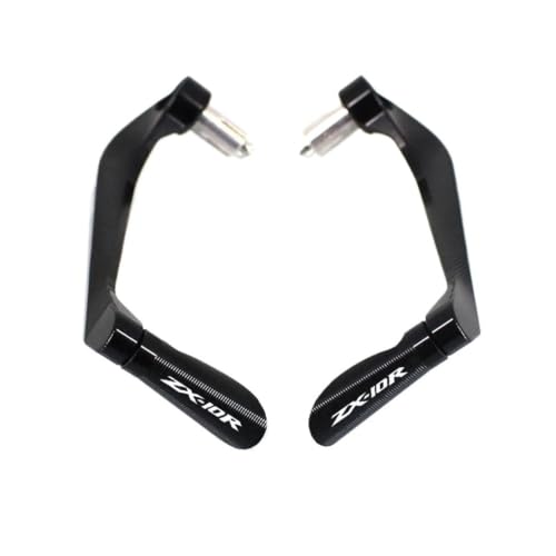 Protector de manillar de embrague de freno de motocicleta ZX10R negro con manetas de aluminio