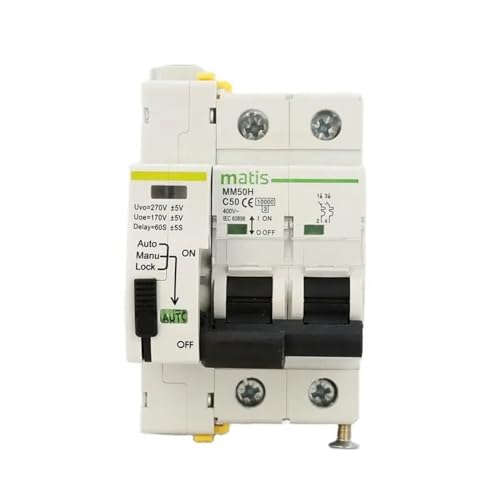 Réenclencheur automatique MT53UV disjoncteur MCB 2P C40A pour protection surtension domestique