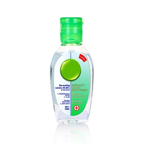 77JOK Hand Sanitizer Gel - 50ml Hand Soap Travel Size Disposable Hand Sanitizer Moisturizing Refreshing Gel Sanitizing - Rinse Free - Instant Hand Sanitizer Gel Kills 99% of Germs (50ML)