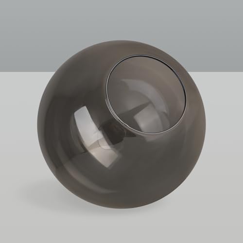 Image of Lighting Replacement Glass Globe Shade,Smoke Gray Lampshade Glass Accessories For Pendant Lights, Wall Lights, And Ceiling Lights,5.9 inch Diameter, 2.64 inch Opening Diameter (Smoke Gray, 5.9 inch)