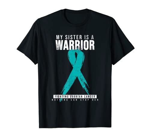 Camiseta de concientización sobre el cáncer de ovario - My Sister Warrior Camiseta