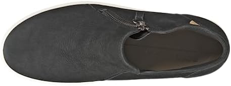 ECCO Women's Soft 7 Side Zip Bootie Sneaker, Black Nubuck, 8-8.5 | Image 4