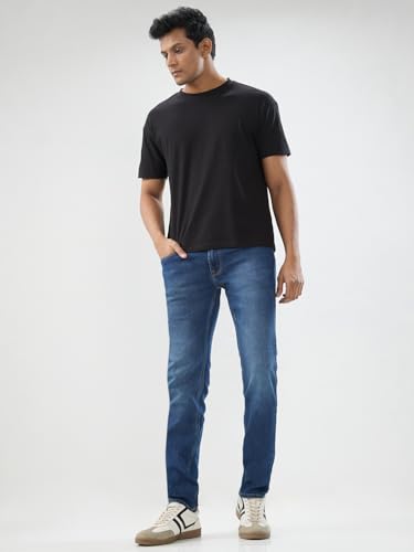 Image of Spykar Men's Rover Regular Fit Mid Rise Casual Jeans