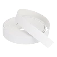 QUARKZMAN Weiß Kantenumleimer Selbstklebend, 2.2mm x 7.6m Klebeleisten Selbstklebend Flexibles Kantenband Kantenumleimer mit Schmelzkleber für Kantenschutz