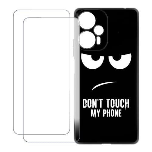 UOGNADGD Xiaomi Redmi Note 12 Turbo 5G �Ƃ̌݊������� �J�X�^���J���t���P�[�X�{�����K���X�ی�t�B����2���t�� ? �Ռ��z�������h�~ (�G��Ȃ��ł�������)