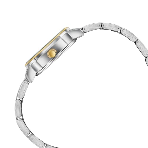 Image of Sonata Poze 8 Quartz Analog with Silver- Sunray Dial IPS Stainless Steel Strap Watch for Women - SP80161BM01W