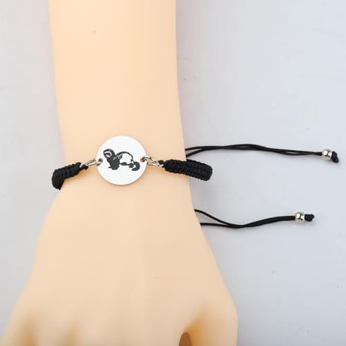 BLEOUK Ferret Gifts - Themed Jewelry Bracelet & Cards for Ferret Lovers & Owners4
