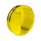 En plastique doré SLID\'UP by Mantion Poignée cuvette ronde diamètre 55 mm - plastique or