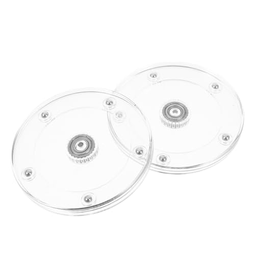 Amosfun �����v���X�`�b�N����]�� 2�Z�b�g 360�x��]�x�A�����O���� �L�b�`�����[�␻�i�W���p�^�[���e�[�u��