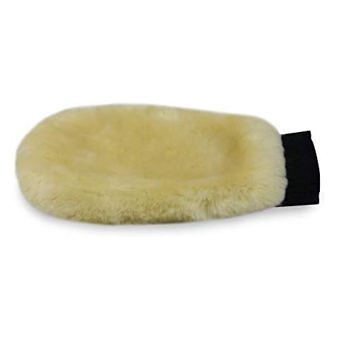 Lambs Wool Car Wash Mitt | Automotive Car Cleaning Glove | Car Wash Sponge | Car Detailing Shampoo Wash | Pukkr Cover