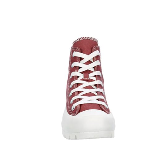Converse Converse Unisex Chuck Taylor All Star Star Lugged Hig Top Sneaker - Lace up Closure Style - Burgundy 7.5
