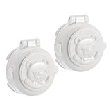 POPETPOP 2個 ボタン セキュリティ ロック 洗濯機 チャイルド ボタン ロック チャイルド ボタン カバー 洗濯機 ボタン カバー ベビー 保護 ボタン カバー