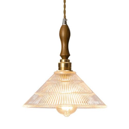 Lámpara colgante de vidrio transparente con casquillo E27 minimalista nórdica