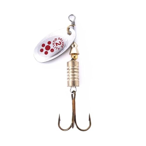 Spinner cuillère pour la pêche à la truite et perche en rivière