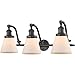 Innovations 515-3W-OB-G61-LED 3 Light Vintage Dimmable LED Bathroom Fixture, Oil Rubbed Bronze