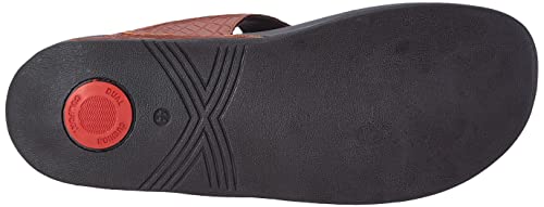 Carlton London mens Tan Men's Thong Sandals Flat Sandal