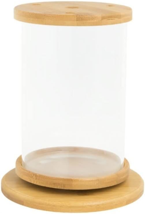 Fish Tank Creative Rotatable Desktop Fish Tank Transparent Glass Small Decorative Fish Tank Office Home Ecological Bottle Glass Fish Tank