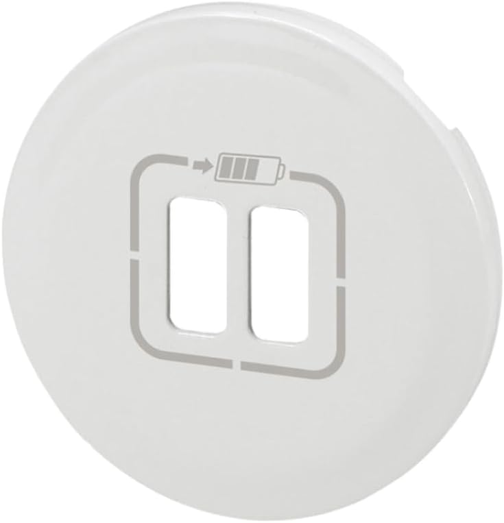 Чехол для зарядного устройства Legrand 068256 Céliane с двумя портами USB Type-A и Type-C, белый, комплект из 1 шт.
