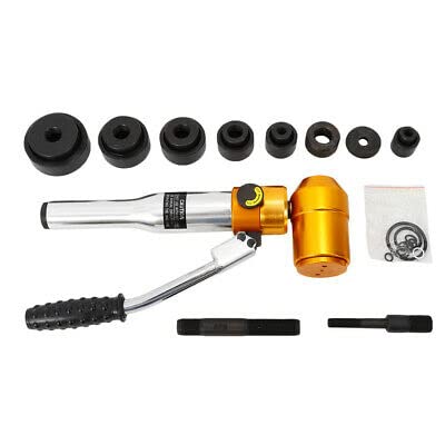Set di perforatori idraulici per lamiera idraulici manuale, 22,5 – 60,8 mm, punzonatrice per lamiera idraulica