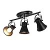 Seeblen 3 lights ceiling track lighting fixturescan used for mirror front wall lights adjustable ceiling spotlight3 light vanity lamp  urban country home decor