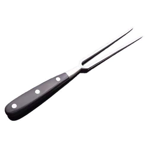 Better-Love Chef pro Stainless Steel Carving Fork Barbecue Fork BBQ Tools Meat Forks 12 Inch,Suitable for kitchen, BBQ(12 inch) (black)