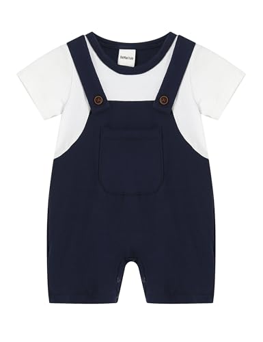 Image of HeMarIsle Newborn Infant Unisex Baby Boy Girl Romper Bodysuit One Piece Jumpsuit Outfits Summer Clothes (2117B, 3-6 M)