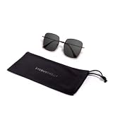 EYEBUYDIRECT Square Oversized Sunglasses, Scratch-Resistant Sunglasses for Women and Men with UV Pro