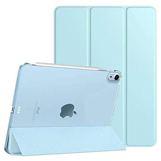 TiMOVO Fodral för nya iPad Air 4:e generationen, iPad Air 4-fodral (10,9 tum, 2020), [Stöd andra generationen Apple Pencil Laddning] Slim Stand Skyddsskal med automatisk väckning/sömn