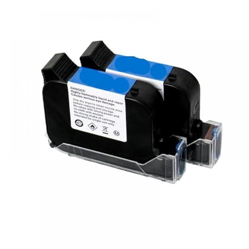 Cartouche d'encre portable 600 dpi noire solvant écologique 12.7 mm