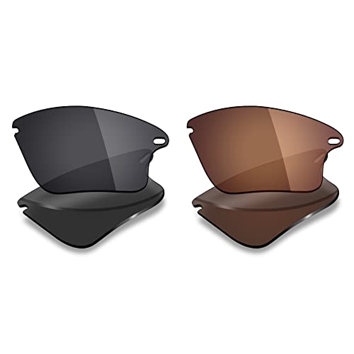 Image of Mryok 2 Pair Polarized Replacement Lenses for Oakley Fast Jacket XL Sunglass - Options
