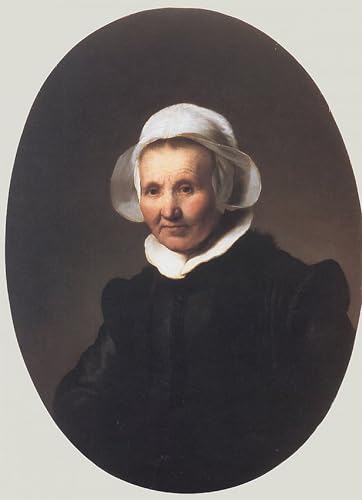 Cuadro sobre lienzo Ritratto di dama de Rembrandt: arte clásico que inspira tu dormitorio