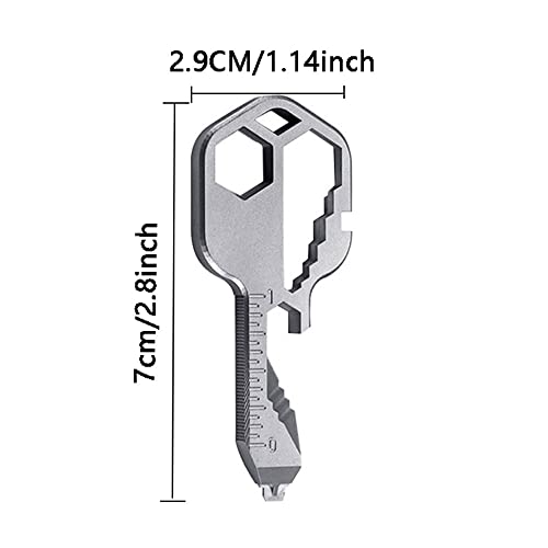 24-in-1 Stainless Steel Multi-Tool Keychain for Men - Image 2