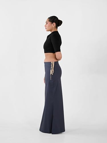 Image of I AM BY DOLLYJAIN D'coat Simple with Extender Length Adjustable for Women - 99% Cotton, 1% Lycra Stylish Lightweight Coat for Casual and Formal Wear