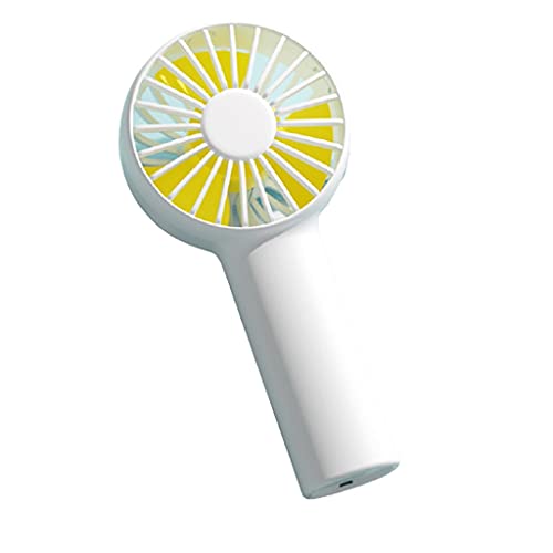 Mini ventilador silencioso, multifunción, 3 en 1, ventilador portátil, handh/cuello/ventilador de escritorio, 3 velocidades ajustables, ventilador de enfriamiento de hogar/taves/escuela viento fuerte