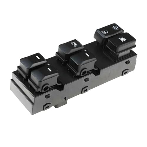 Substituição do interruptor botão de elevação de vidro do interruptor de controlo da janela elétrica dianteira esquerda compatível com KIA Sportage 2011-2016 peças de substituição 93570-3W400WK