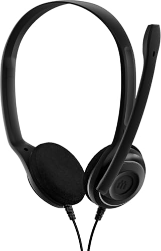 EPOS PC 8 USB A On-Ear Stereo Wired Headset with Microphone, Wire...