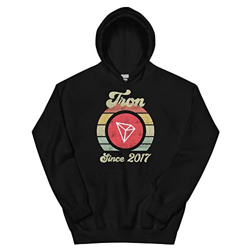 Tron Crypto Hoodie Tron Since 2017 Cryptocurrency Pullover, Tron Crypto Gift