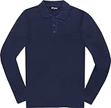 FC-Moto Long Run Polo Longsleeve Camicia, blu scuro, M