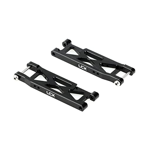 LCX Racing RC Car CNC Machined Aluminum Heavy Duty Rear Suspension Arm Set for LOSI 1/16 Mini-B Buggy 1/18 Mini-T 2.0 Stadium Truck
