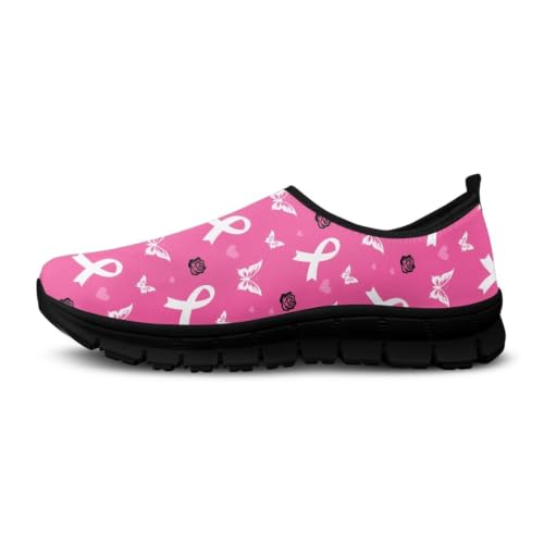 Image of Womens Slip On Walking Shoes Non Slip Loafer Breathable Holiday Travel Shoe Lightweight Casual Low Top Sneakers SizeUS 5.5-11.5