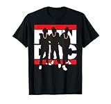 Run DMC Official Silhouette Band T-Shirt, Small, Black